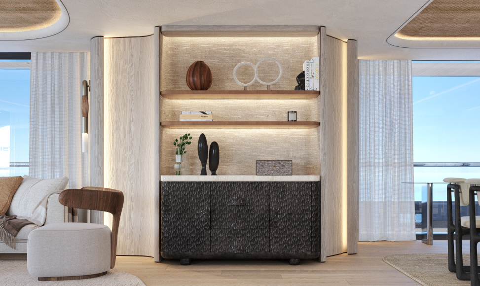 B56 Main deck 121 millwork