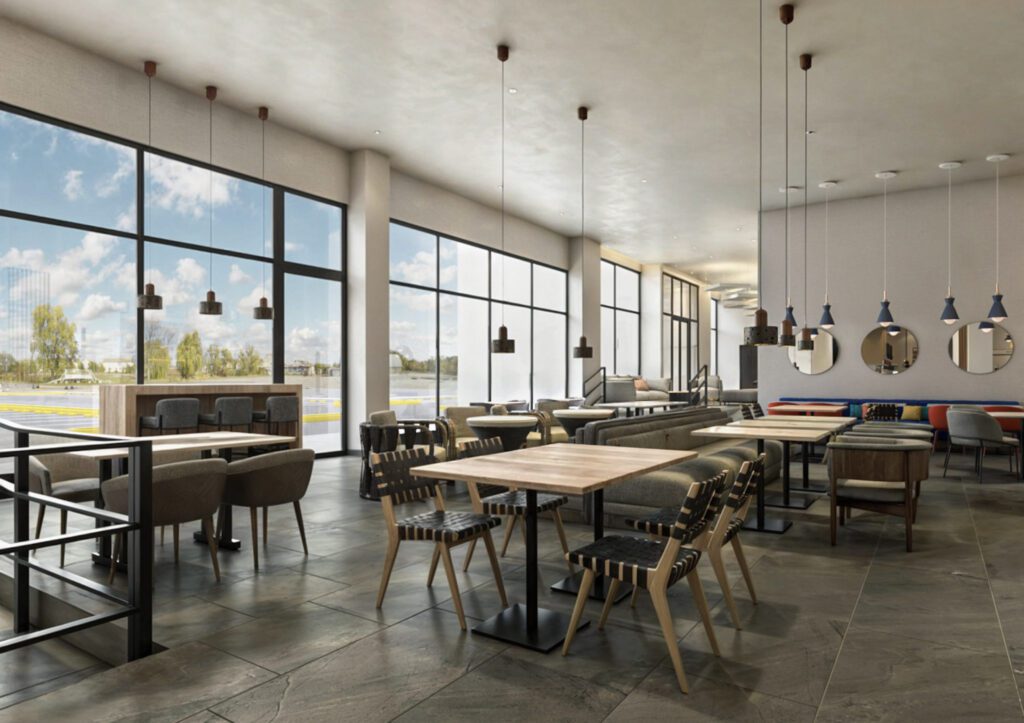 Tru by Hilton and Homewood Suites by Hilton Saltillo Dining Room Comedor